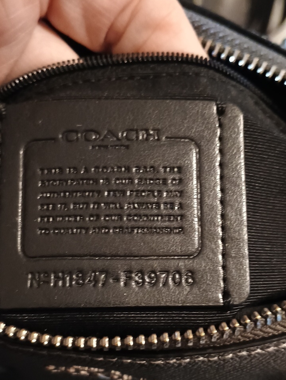 Coach Mini Bennett Metallic Silver Satchel Handbag - Picture 10 of 12